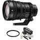 Sony FE PZ 28-135mm f4 G OSS Lens Kit with Chiaro 95mm UV Fi